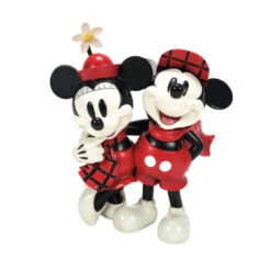 Enesco Disney Christmas Mickey And Minnie 2023 Figurine, 4"