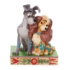 Enesco Jim Shore Disney Lady And The Tramp Love Scene, 4.5" -Enesco Disney Jim Shore Lady and the Tramp Love Scene 6010885 01