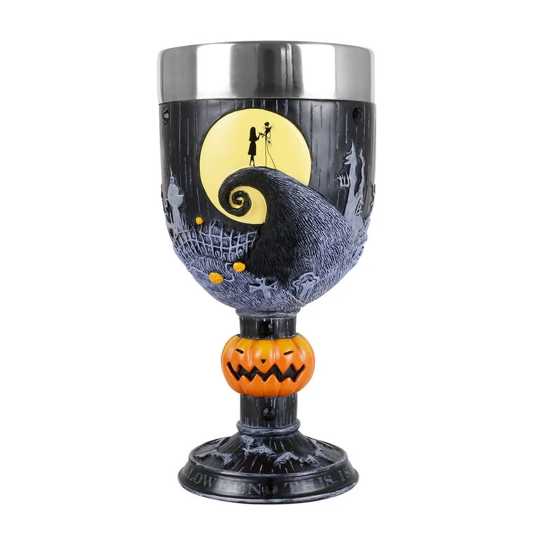 Enesco Disney Showcase Nightmare Before Christmas Goblet, 7.09" 3 Enesco Disney Showcase Nightmare Before Christmas Goblet, 7.09"