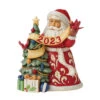 Enesco Jim Shore Dated 2023 Santa And Christmas Tree Figurine, 7.2" 1 Enesco Jim Shore Dated 2023 Santa And Christmas Tree Figurine, 7.2" -Enesco Jim Shore 2023 Santa Christmas Tree Figurine 6013687 01