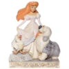 Enesco Jim Shore Disney Ariel, Scuttle And Max White Woodland Figurine, 7.75" 2 Enesco Jim Shore Disney Ariel, Scuttle And Max White Woodland Figurine, 7.75" -Enesco Jim Shore Ariel Scuttle and Max White Woodland Figurine 6008066 01