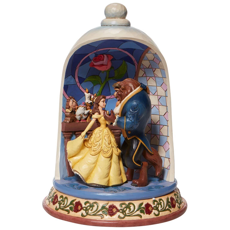 Enesco Jim Shore Disney Beauty And The Beast Rose Dome Figurine, 10.3" 3 Enesco Jim Shore Disney Beauty And The Beast Rose Dome Figurine, 10.3"
