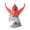 Enesco Jim Shore Caring Cardinal Forget-Me-Not Figurine, 4.8" 1 Enesco Jim Shore Caring Cardinal Forget-Me-Not Figurine, 4.8" -Enesco Jim Shore Caring Cardinal ForgetMeNot Figurine 6009698 01