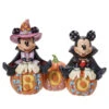 Enesco Jim Shore Disney Mickey Mouse And Minnie Mouse Halloween Figurine, 7.25" -Enesco Jim Shore Disney Mickey and Minnie Halloween Figurine 6013052 01
