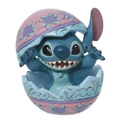 Enesco Jim Shore Disney Stitch Easter Egg Figurine, 5.25"