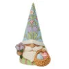 Enesco Jim Shore Gnome With Easter Basket Figurine, 4.9" -Enesco Jim Shore Easter Gnome With Basket Figurine 6012438 01