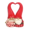 Enesco Jim Shore Gnome Couple With Heart Hats Figurine, 4" 2 Enesco Jim Shore Gnome Couple With Heart Hats Figurine, 4" -Enesco Jim Shore Gnome Couple Heart Hats Figurine 6012436 01