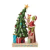 Enesco Jim Shore Dr. Seuss Grinch And Cindy Lou Who Decorating Tree Figurine, 10.4" 1 Enesco Jim Shore Dr. Seuss Grinch And Cindy Lou Who Decorating Tree Figurine, 10.4" -Enesco Jim Shore Grinch and Cindy Lou Who Decorate Tree Figurine 6012694 01