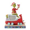 Enesco Jim Shore Grinch On Train Figurine, 8" 2 Enesco Jim Shore Grinch On Train Figurine, 8" -Enesco Jim Shore Grinch on Train Figurine 6010776 01