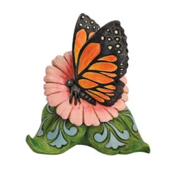 Enesco Jim Shore Mini Monarch Butterfly Figurine, 4"