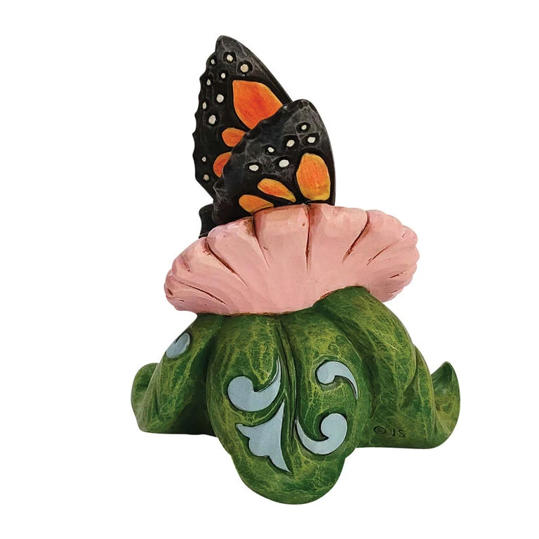 Enesco Jim Shore Mini Monarch Butterfly Figurine, 4" 4 Enesco Jim Shore Mini Monarch Butterfly Figurine, 4" - Image 2