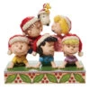 Enesco Jim Shore Peanuts Holiday Pyramid Figurine, 6.5"
