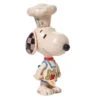 Enesco Jim Shore Peanuts Mini Snoopy Chef Figurine, 4" -Enesco Jim Shore Peanuts Snoopy Chef Mini Figurine 6010120 01