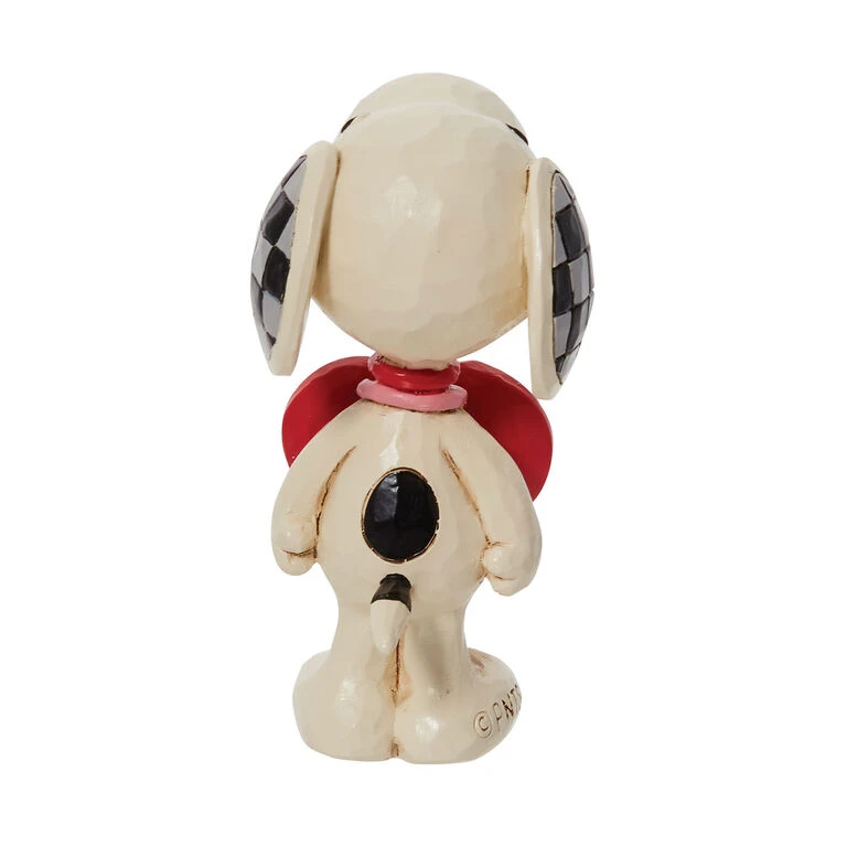 Enesco Jim Shore Peanuts Snoopy Wearing Heart Sign Mini Figurine, 3" 4 Enesco Jim Shore Peanuts Snoopy Wearing Heart Sign Mini Figurine, 3" - Image 2