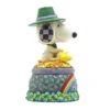 Enesco Jim Shore Peanuts Snoopy And Woodstock Pot Of Gold Figurine, 5.9" -Enesco Jim Shore Peanuts Snoopy Pot of Gold Figurine 6011945 01