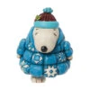 Enesco Jim Shore Peanuts Snoopy Puffer Jacket Mini Figurine, 3.3" -Enesco Jim Shore Peanuts Snoopy Puffer Coat Mini Figurine 6013049 01