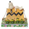 Enesco Jim Shore Peanuts Snoopy And Woodstock Camping Figurine, 6" -Enesco Jim Shore Peanuts Snoopy and Woodstock Camping Figurine 6011952 01