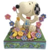 Enesco Jim Shore Peanuts Snoopy In Flowers Figurine, 4.75" -Enesco Jim Shore Peanuts Snoopy in Flowers Figurine 6007965 01