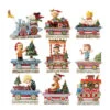 Enesco Jim Shore Peanuts Holiday Train Figurines, Set Of 9 2 Enesco Jim Shore Peanuts Holiday Train Figurines, Set Of 9 -Enesco Jim Shore Peanuts Train Figurines Charlie Brown Snoopy 4063413 01