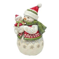 Enesco Jim Shore Pint-Sized Snow Mom And Snow Baby Figurine, 4.9" -Enesco Jim Shore PintSized Snow Mom Snow Baby Figurine 6012964 03