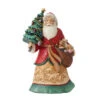 Enesco Jim Shore Santa With Christmas Tree And Toy Bag Figurine, 8.07" -Enesco Jim Shore Santa Christmas Tree and Toys Figurine 6012904 01
