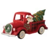 Enesco Jim Shore Highland Glen Santa Driving Red Truck Figurine, 5.71" H 2 Enesco Jim Shore Highland Glen Santa Driving Red Truck Figurine, 5.71" H -Enesco Jim Shore Santa Driving Red Truck Figurine 6012862 01