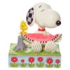 Enesco Jim Shore Peanuts Snoopy & Woodstock Sharing Watermelon Figurine, 4.625" 1 Enesco Jim Shore Peanuts Snoopy & Woodstock Sharing Watermelon Figurine, 4.625" -Enesco Jim Shore Snoopy Woodstock Watermelon Figurine 6010113 01