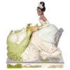 Enesco Jim Shore Disney Tiana And Louis White Woodland Figurine, 7.5"