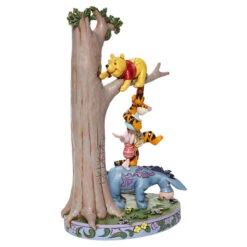 Enesco Jim Shore Disney Winnie The Pooh And Friends In Tree Figurine, 8.75"