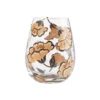 Enesco Lolita Jungle Beauty Handpainted Stemless Wine Glass, 20 Oz. -Enesco Lolita Jungle Beauty Handpainted Stemless Wine Glass 6012475 01