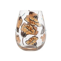 Enesco -Enesco Lolita Jungle Beauty Handpainted Stemless Wine Glass 6012475 02