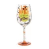 Enesco Lolita Witch Way To The Wine Glass, 15 Oz. 1 Enesco Lolita Witch Way To The Wine Glass, 15 Oz. -Enesco Lolita Witch Way to the Wine Halloween Wine Glass 6012494 01
