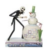 Enesco Jim Shore Disney Tim Burton's The Nightmare Before Christmas Jack With Snowman Figurine, 6.5" -Enesco Nightmare Before Christmas Jack With Snowman Figurine 6013056 01